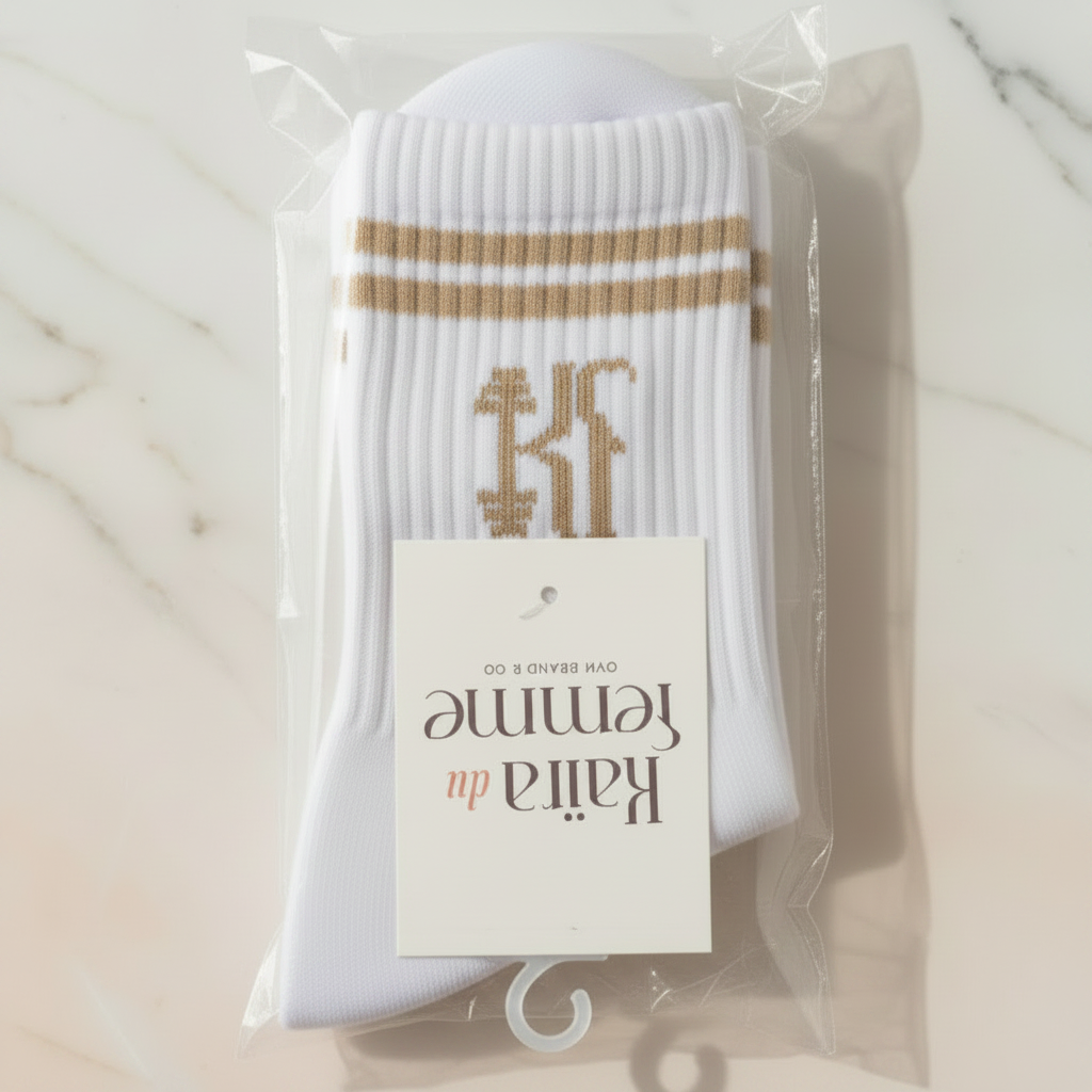 KF Black Regular Socks