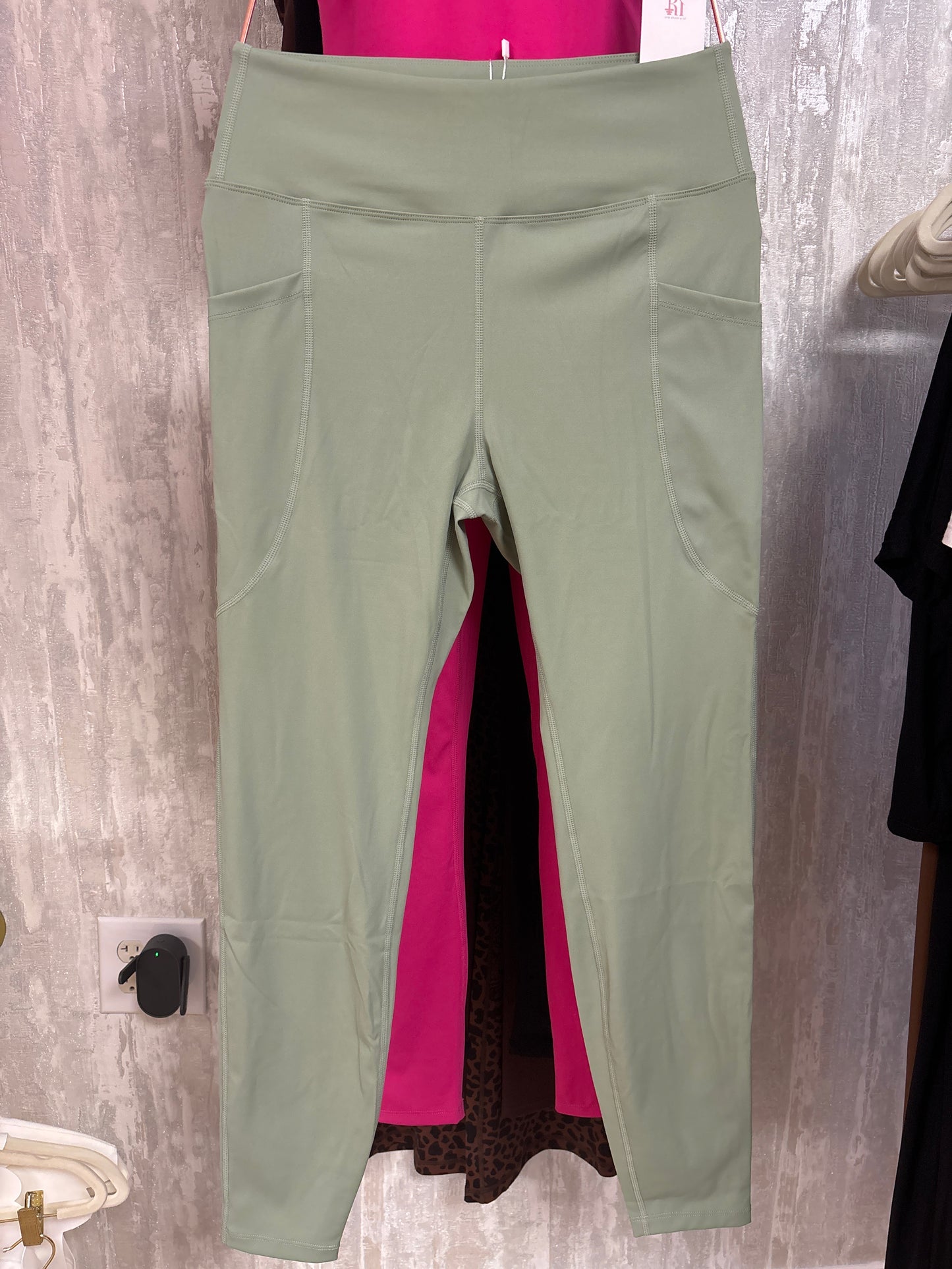V Leggings Fig Brown