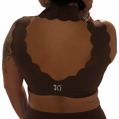 Elevè - Alice Sport Bra - Brown