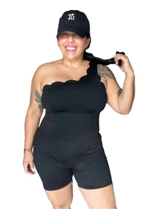 ELEVÉ- Amelise One Shoulder Bodysuit