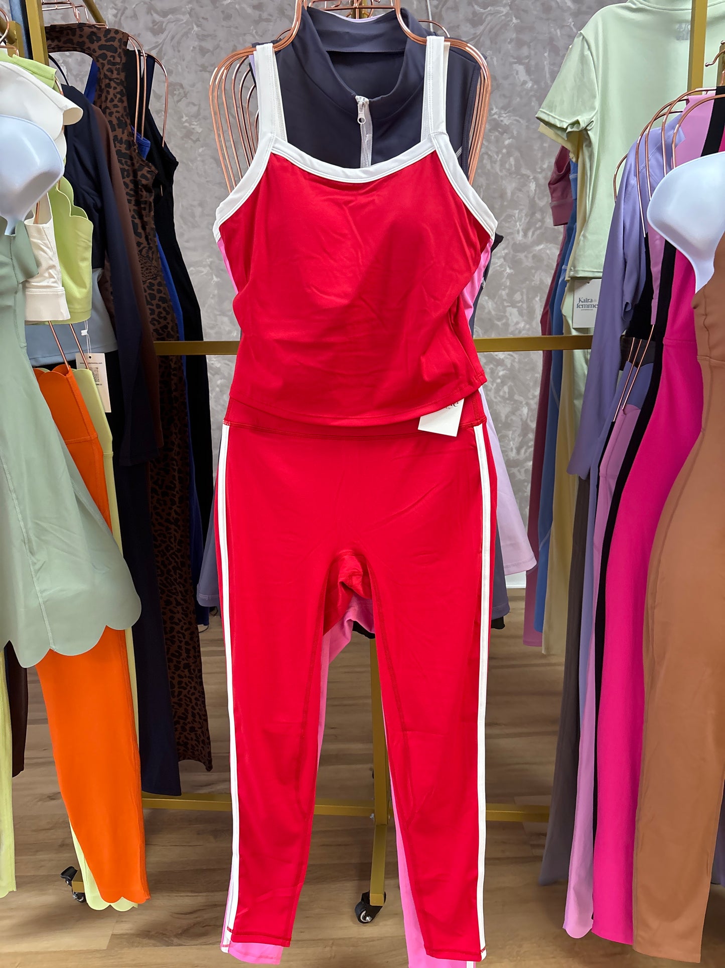 Stephanie Set in Bubblegum Pink