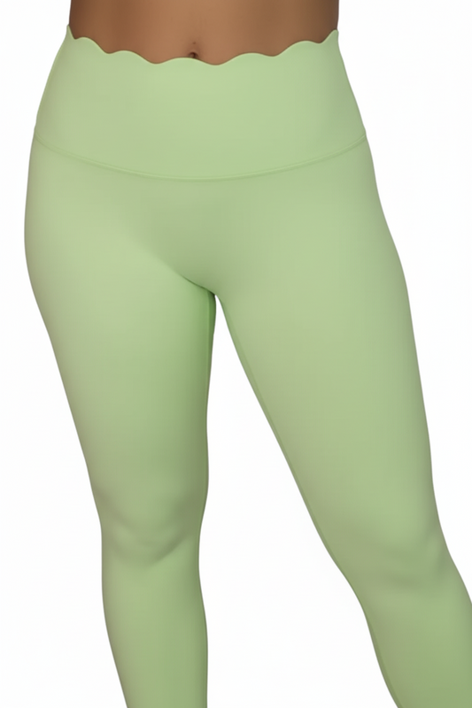 ELEVÉ Wave High Waist- Lime Green