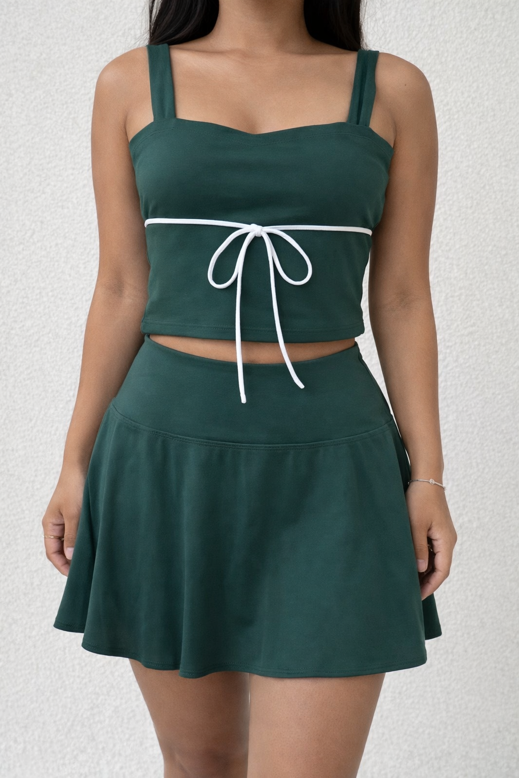 Delian Skort Set - Dark Green