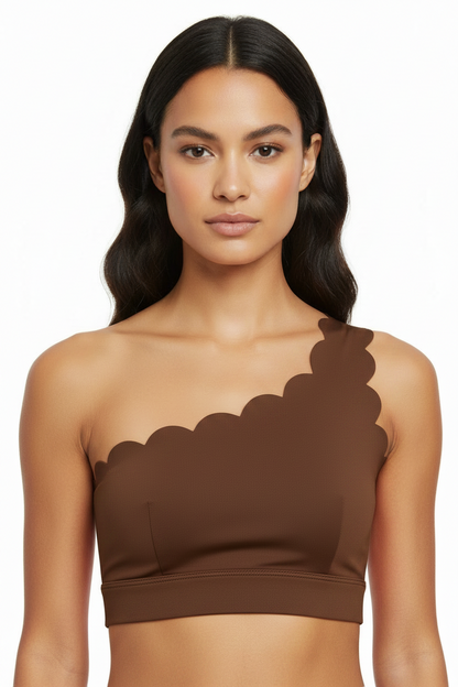 ELEVÉ-Kishelle Sport Bra- Chocolate Brown
