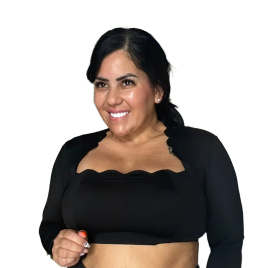ELVÉ- Roxy Long Sleeve Sport Bra