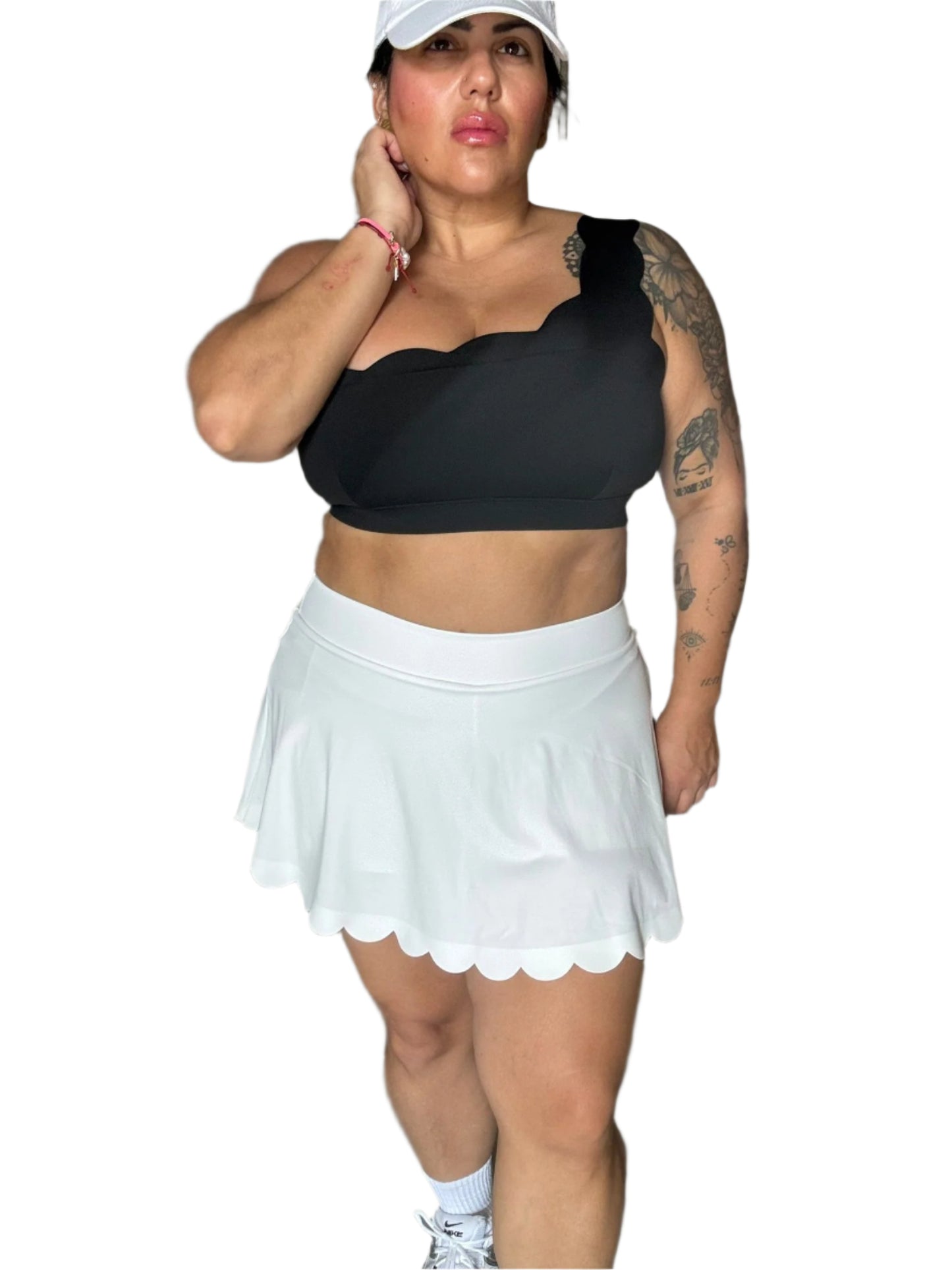Wave Skirt in  Black
