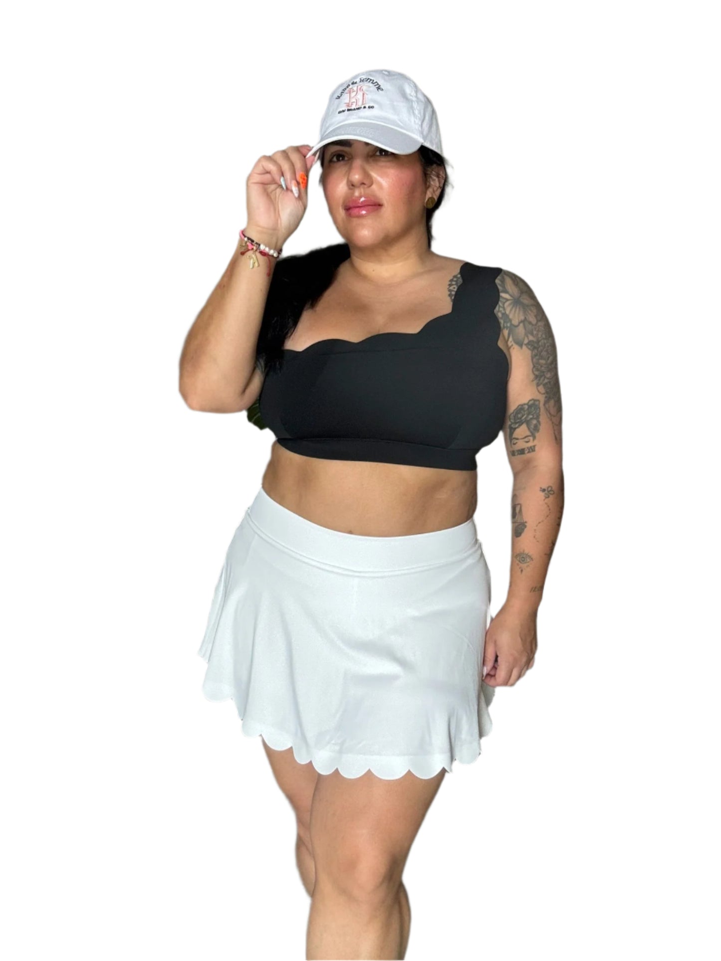 Wave Skirt in  Black
