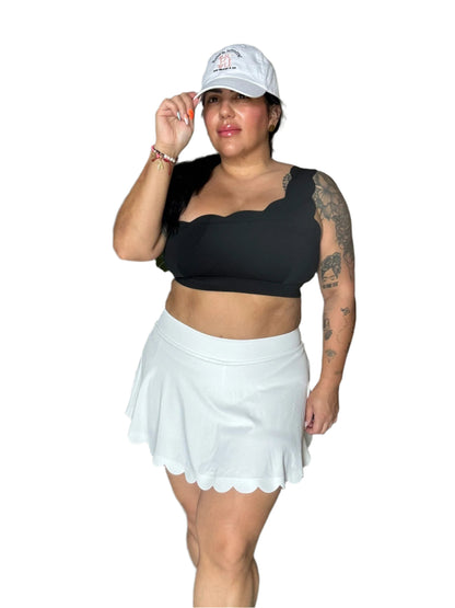 Wave Skirt in  Black